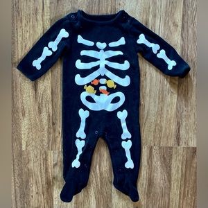Baby 9 Month Halloween Skeleton Onesie